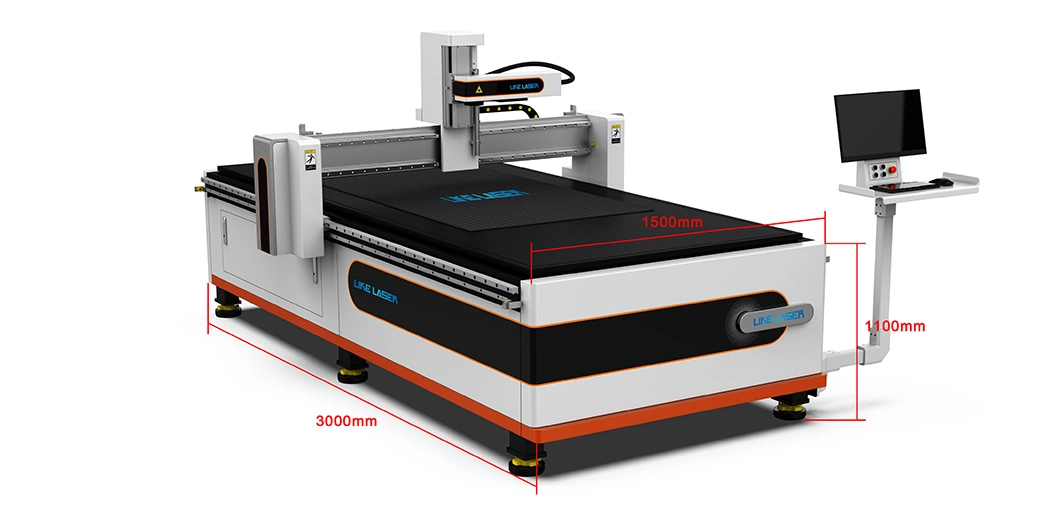 Like Xxxxxl Big Big Fiber Laser Engraver Marking Machine for Elevator Decoration