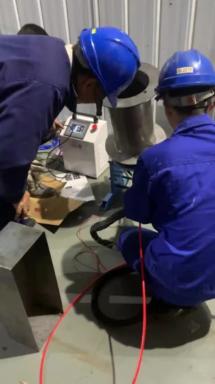 Guangzhou venda direta 1000 W fibra óptica handheld máquina de solda a laser processamento contínuo de soldagem a laser de metal aço carbono