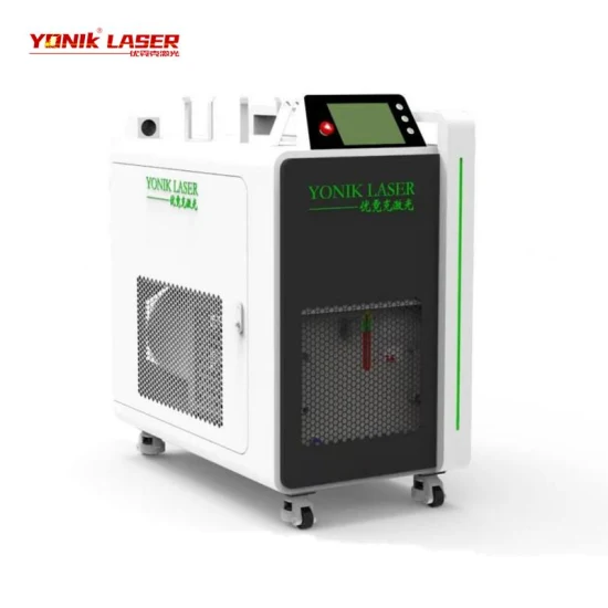 Máquina de limpeza a laser portátil de alta eficiência 1000 w 1500 w 2000 w 3000 w para remoção de óleo de tinta de ferrugem de aço carbono preço competitivo operação fácil