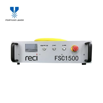 Laser de fibra de onda contínua de modo único 1,5kw Reci Laser Source 1500W FSC1500