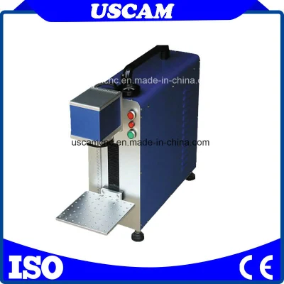 Fabricante CNC Mini máquina portátil de marcação a laser de fibra para metal